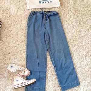 Vintage Eddie Bauer Drawstring Jeans